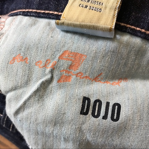 7FAMK DOJO style capri length cropped jeans - Picture 6 of 9